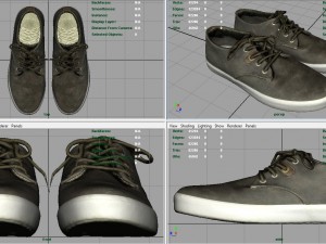 sneakers 12 3D-Modell
