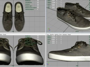 sneakers 12 3D Model