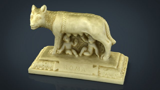 capitoline wolf 3D Model .c4d .max .obj .3ds .fbx .stl .blend 