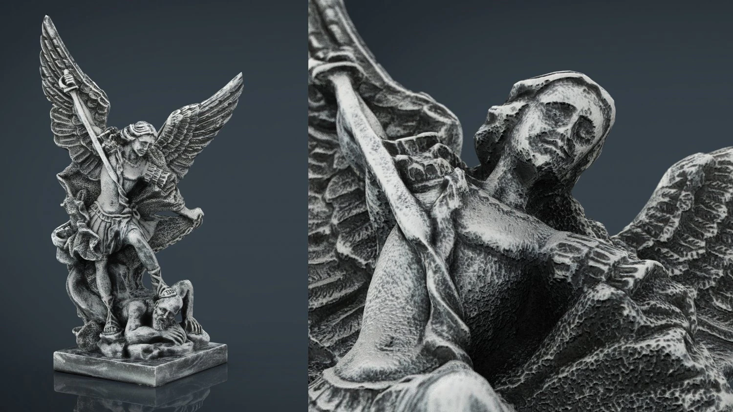 archangel michael 3D Model .c4d .max .obj .3ds .fbx .stl .blend 