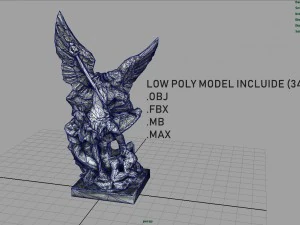archangel michael 3D Model