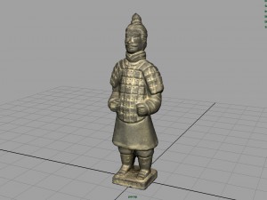 terracotta warriors soldier type 2 3D 模型