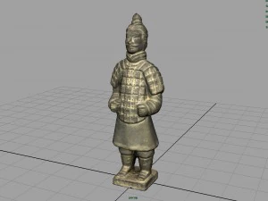 terracotta warriors soldier type 2 3D Model
