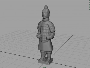 terracotta warriors soldier type 2 3D 模型