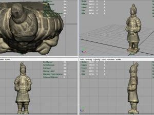 terracotta warriors soldier type 2 3D Model