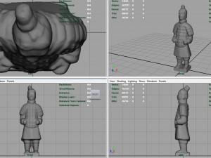 terracotta warriors soldier type 2 3D 模型