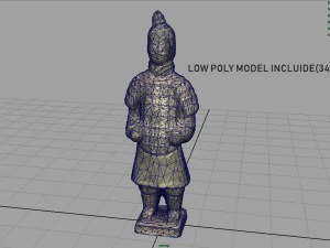 terracotta warriors soldier type 2 3D Model
