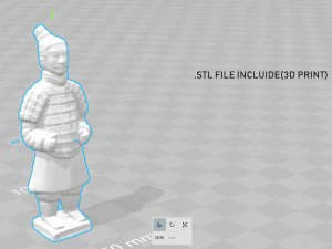 terracotta warriors soldier type 2 3D Model