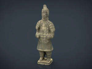 terracotta warriors soldier type 2 3D Model