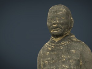 terracotta warriors heavily-armed foot soldier 3D Model