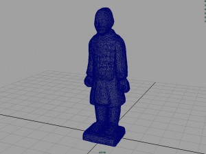 terracotta warriors heavily-armed foot soldier 3D Model
