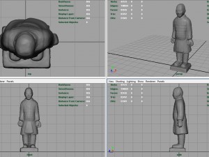 terracotta warriors heavily-armed foot soldier 3D Model