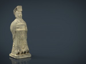 terracotta warriors emperor qin shi huang 3D Model