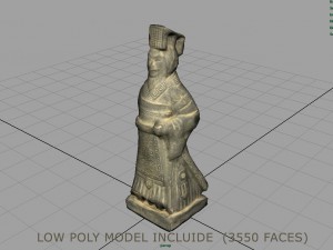 terracotta warriors emperor qin shi huang Modelo 3D