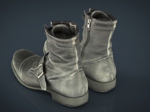 leather boots 3D Model