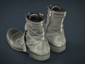 leather boots 3D Model