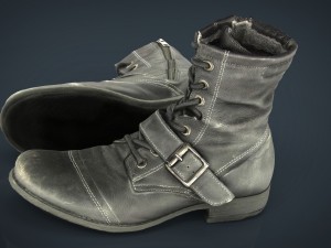 leather boots 3D Model