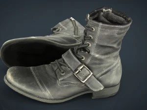 leather boots 3D Model