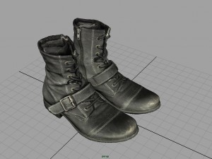 leather boots 3D Model