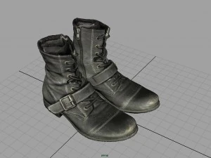 leather boots 3D Model