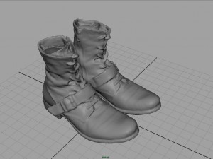 leather boots 3D Model