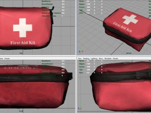 first aid kit Model 3D