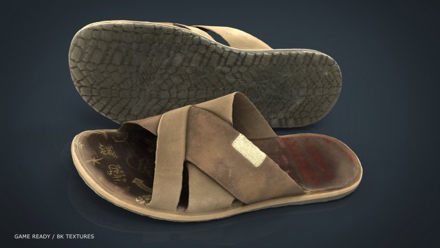 flips flops 3D 模型 .c4d .max .obj .3ds .fbx .stl .blend 