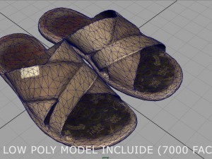 flips flops 3D 模型