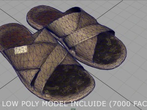 chanclas Modelo 3D