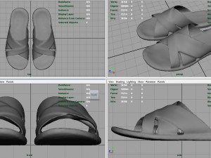 flips flops 3D 模型