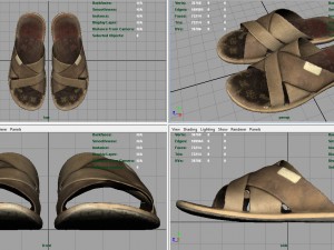 flips flops 3D 模型