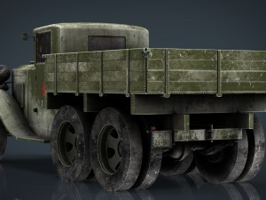 gazz aaa truck winter 3D Model