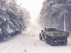 gazz aaa truck winter 3D Model