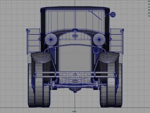 gazz aaa truck winter 3D Model