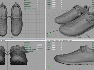 trekking sneakers 3D Model