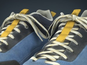trekking sneakers 3D Model