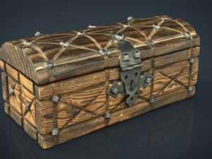medieval chest 3D Model