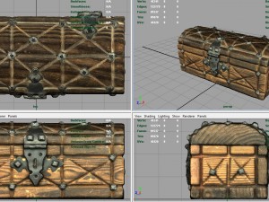 medieval chest 3Dモデル