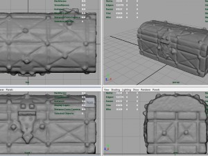 medieval chest 3Dモデル