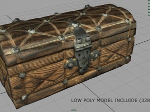 medieval chest 3Dモデル