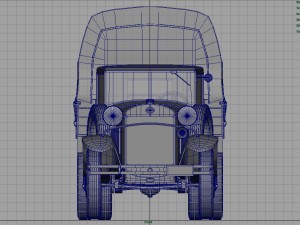 gaz aaa cargo truck 3D मॉडल