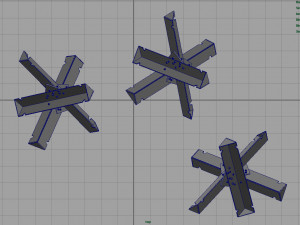 hedgehog anti-tank obstacle 3D मॉडल