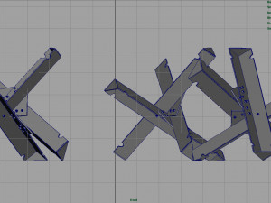 hedgehog anti-tank obstacle 3D मॉडल