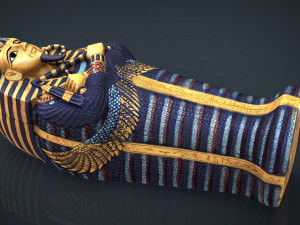 egyptian sarcophagus 3D मॉडल