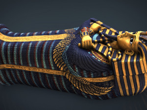 egyptian sarcophagus 3D मॉडल