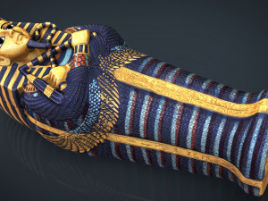 egyptian sarcophagus 3D मॉडल