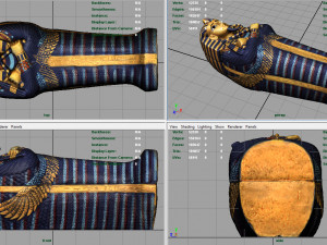 egyptian sarcophagus 3D मॉडल