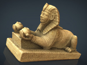 the alabaster sphinx 3D Model