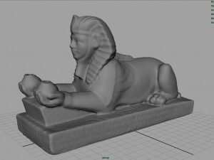 the alabaster sphinx 3D 模型
