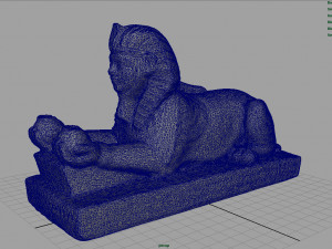 the alabaster sphinx 3D 模型